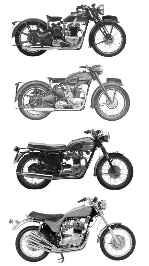 4 examples of Triumph Motorcycle History