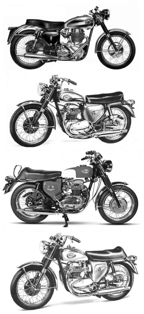 BSA Gold Star and BSA Lightning